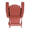 Flash Furniture Red All-Weather Folding Adirondack Chairs, 2PK 2-JJ-C14505-RED-GG - alternate 4